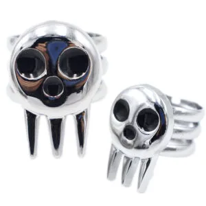 Anime Soul Eater Death The Kid Ring Cosplay Costumes Souleater Props Alloy Adjustable