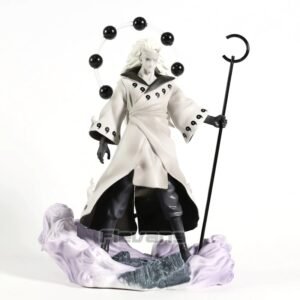 28cm Uchiha Madara Jinchuriki Form Ver. Action Figure Naruto Shippuden Anime Figurine Madara Uchiha Statue Toy