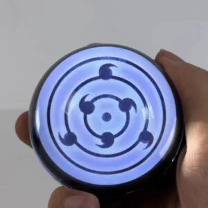 3D Crystal Naruto Sharingan Eye Ball Custom Video Uploadable Display Light-Up Sphere Gift